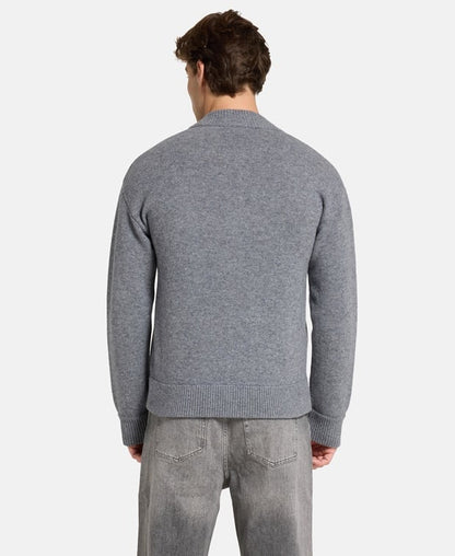 Woll-Strickjacke