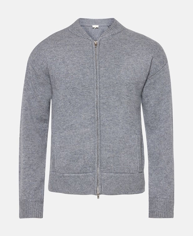 Woll-Strickjacke