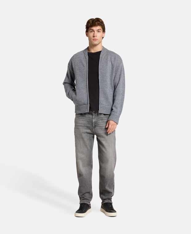 Woll-Strickjacke