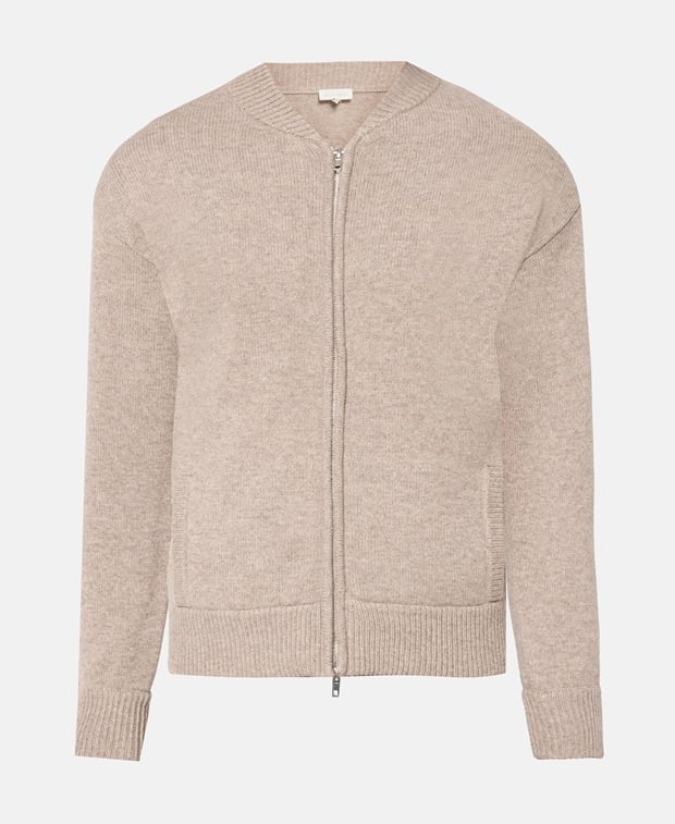 Woll-Strickjacke