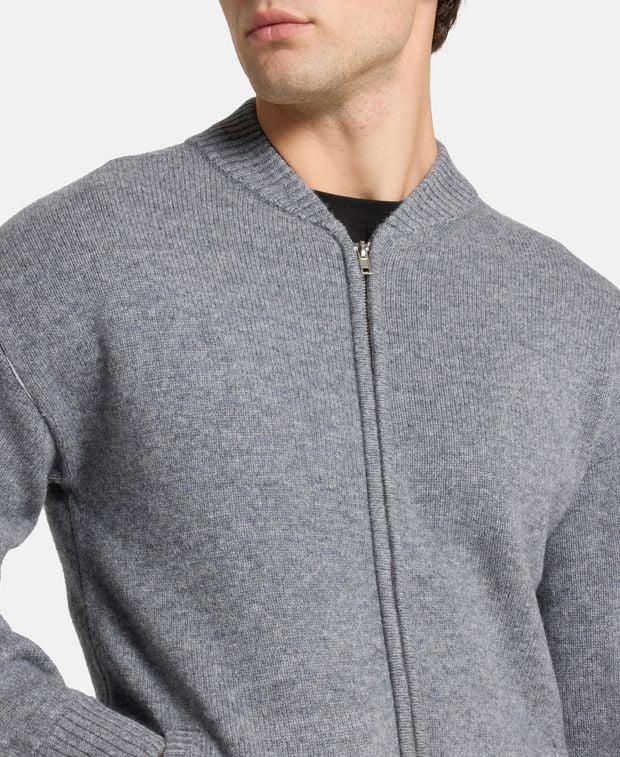 Woll-Strickjacke