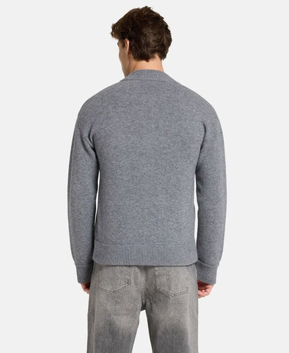 Woll-Strickjacke