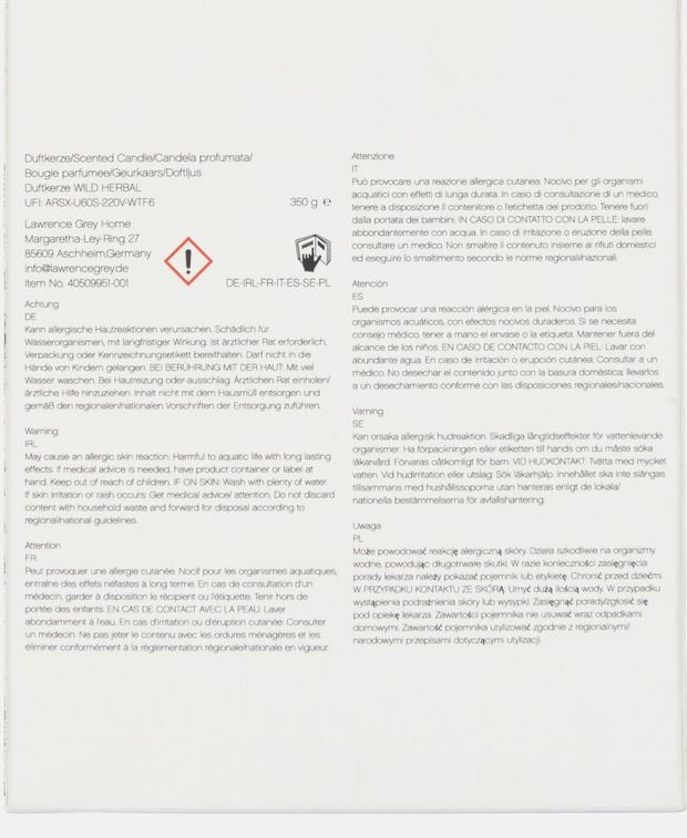 Duftkerze Wild herbal