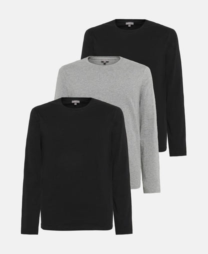 Longsleeves, 3er-Pack