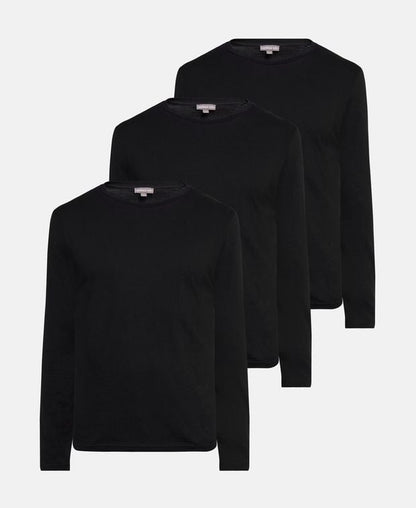 Longsleeves, 3er-Pack