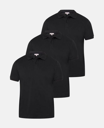 Poloshirt, 3er-Pack