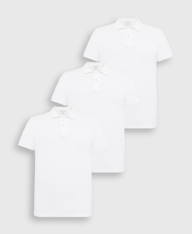 Poloshirt, 3er-Pack