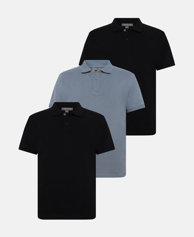 Poloshirt, 3er-Pack