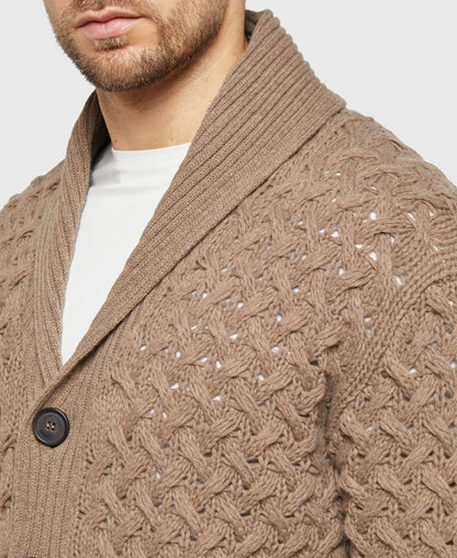 Woll-Strickjacke