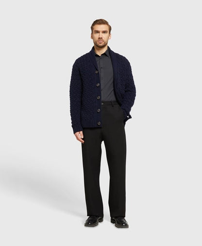 Woll-Strickjacke