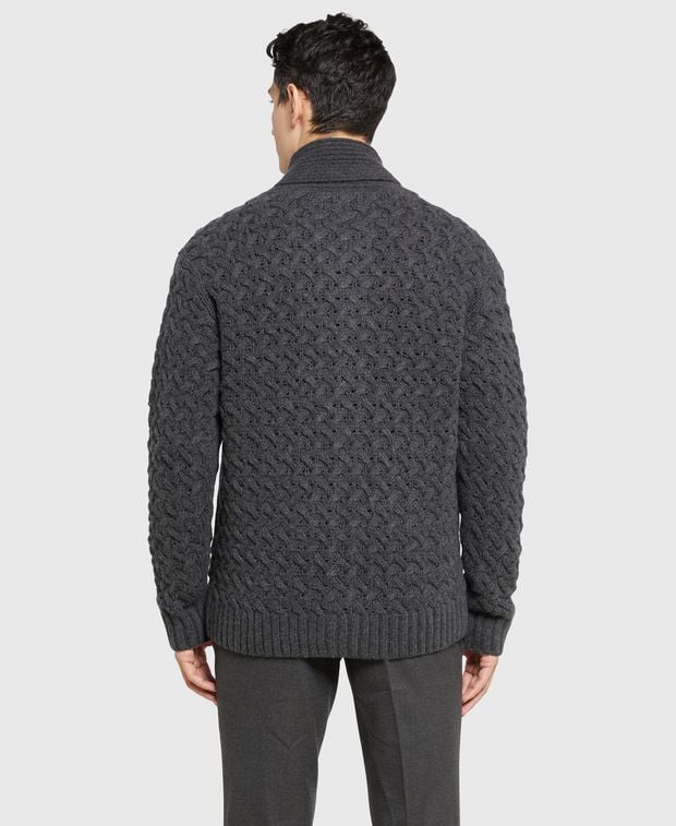 Woll-Strickjacke
