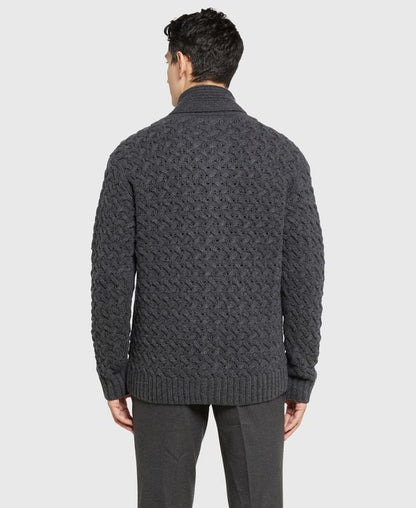 Woll-Strickjacke