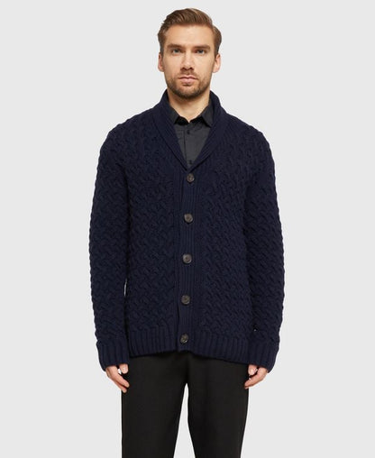 Woll-Strickjacke