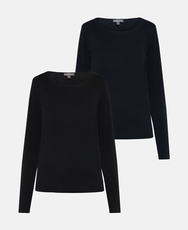 Longsleeves, 2er-Pack