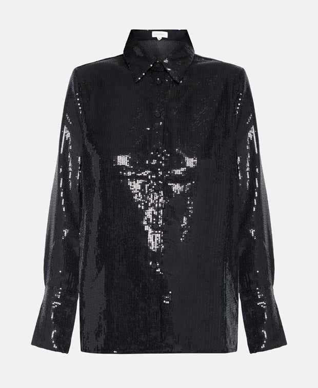 Paillettenbluse