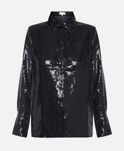 Paillettenbluse