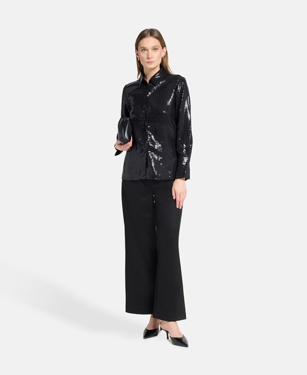 Paillettenbluse