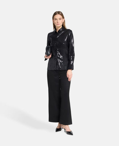 Paillettenbluse