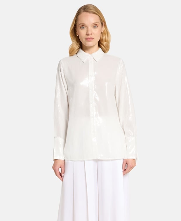 Paillettenbluse
