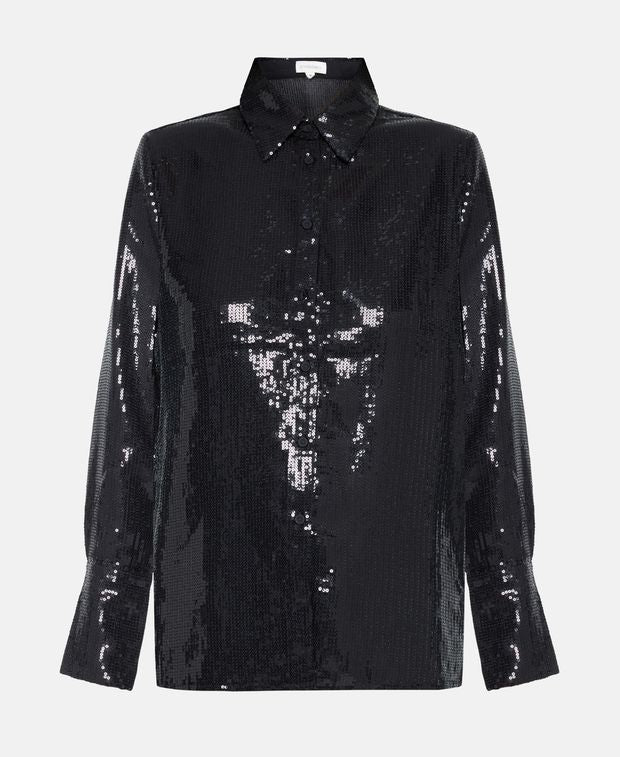 Paillettenbluse