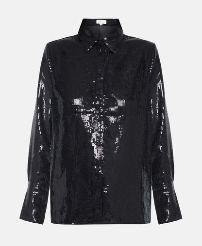 Paillettenbluse