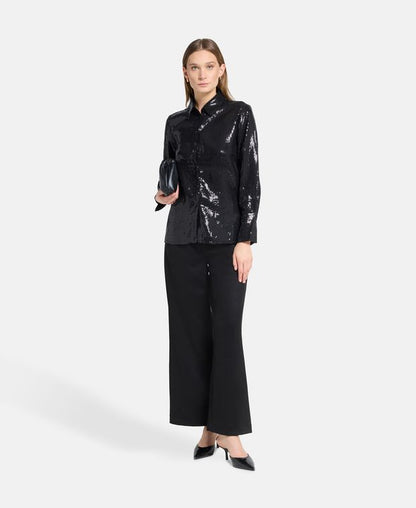 Paillettenbluse