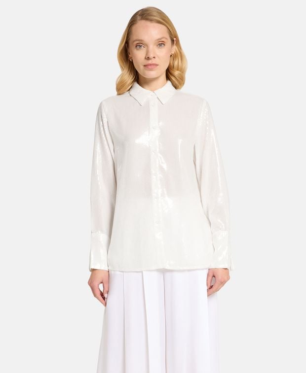 Paillettenbluse