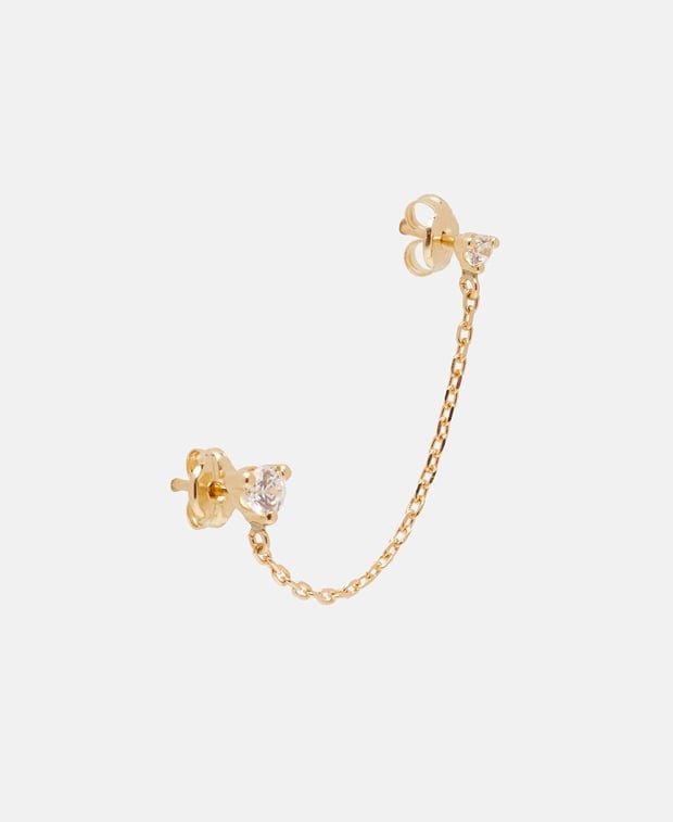 Ohrstecker mit Kettchen