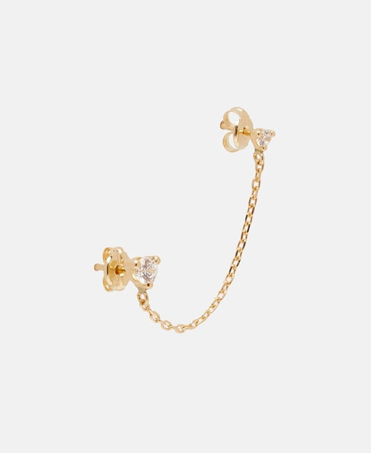 Ohrstecker mit Kettchen