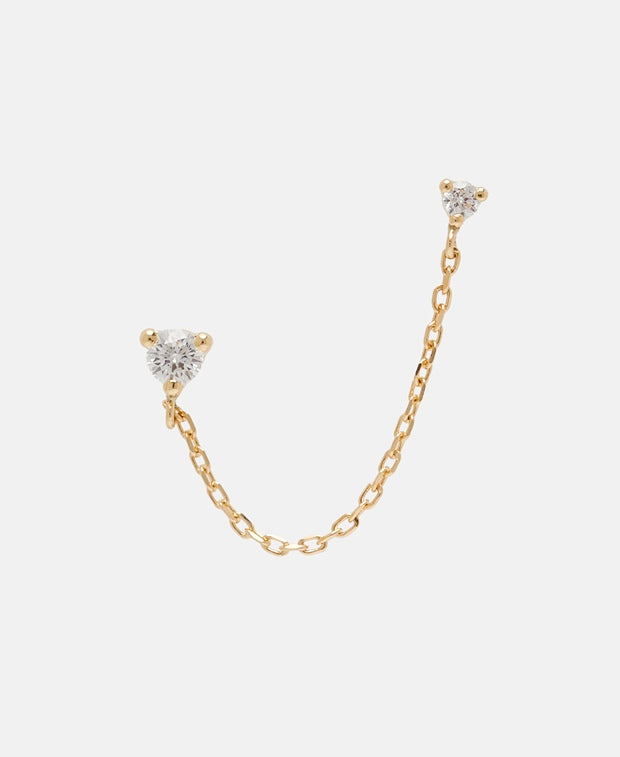 Ohrstecker mit Kettchen