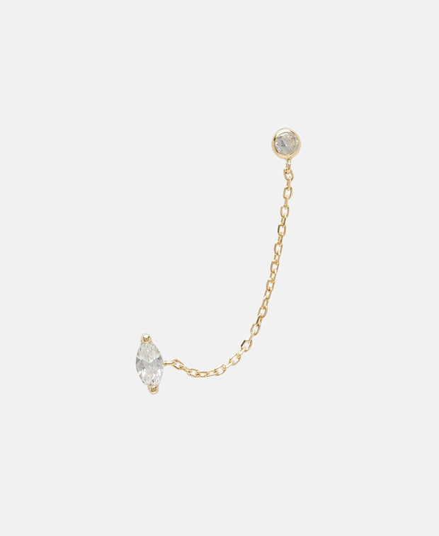 Ohrstecker mit Kettchen