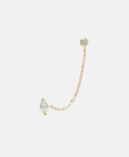 Ohrstecker mit Kettchen