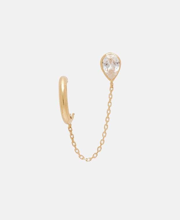 Ohrstecker mit Kettchen