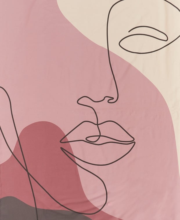 Satin-Bettwäsche ca. 135x200