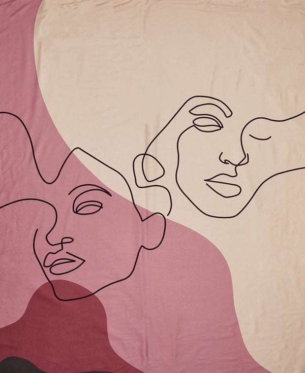 Satin-Bettwäsche ca. 200x200