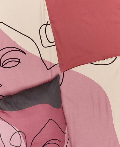 Satin-Bettwäsche ca. 200x200