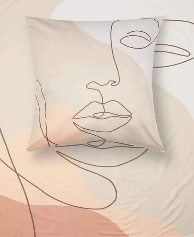 Satin-Bettwäsche ca. 135x200