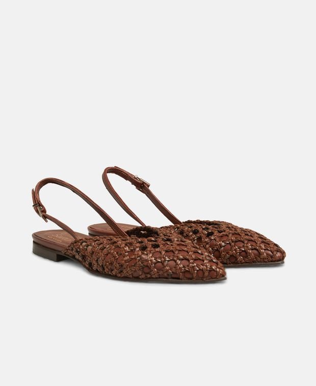 Slingback-Ballerina Intreccio