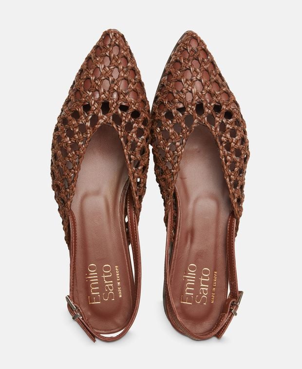 Slingback-Ballerina Intreccio