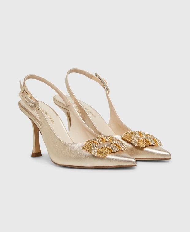 Slingback Pumps Safron