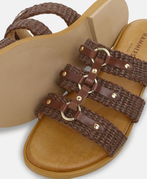 Sandalen Fabric + vacchetta