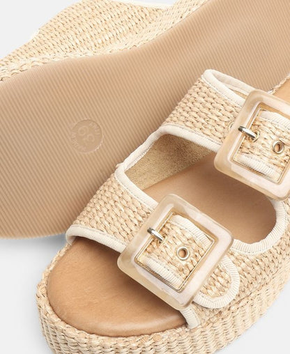 Plateau-Sandalen Fab