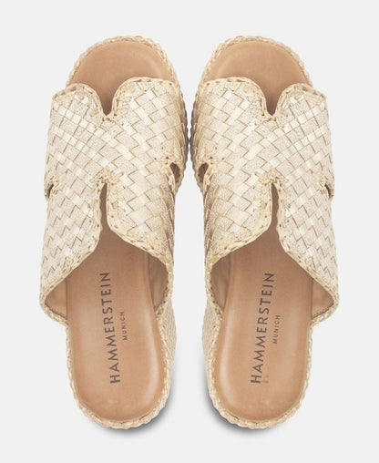Wedged Mules Intrecciato