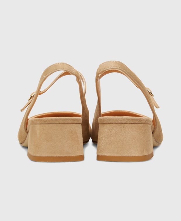 Slingback Pumps Camoscio