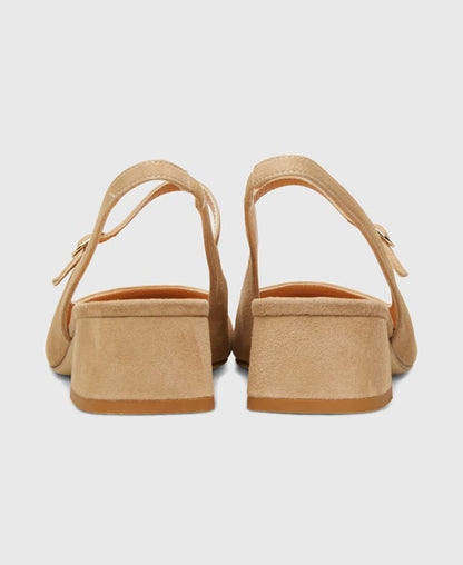Slingback Pumps Camoscio