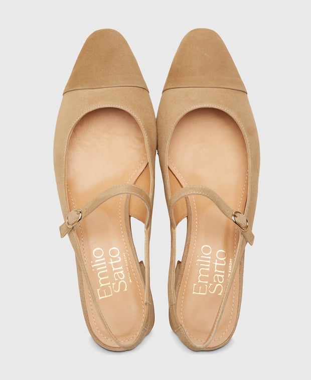 Slingback Pumps Camoscio