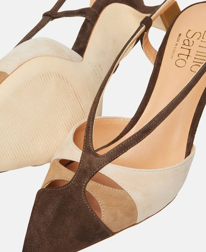 Slingback Pumps Camoscio