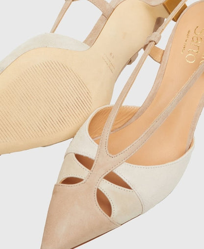 Slingback Pumps Camoscio