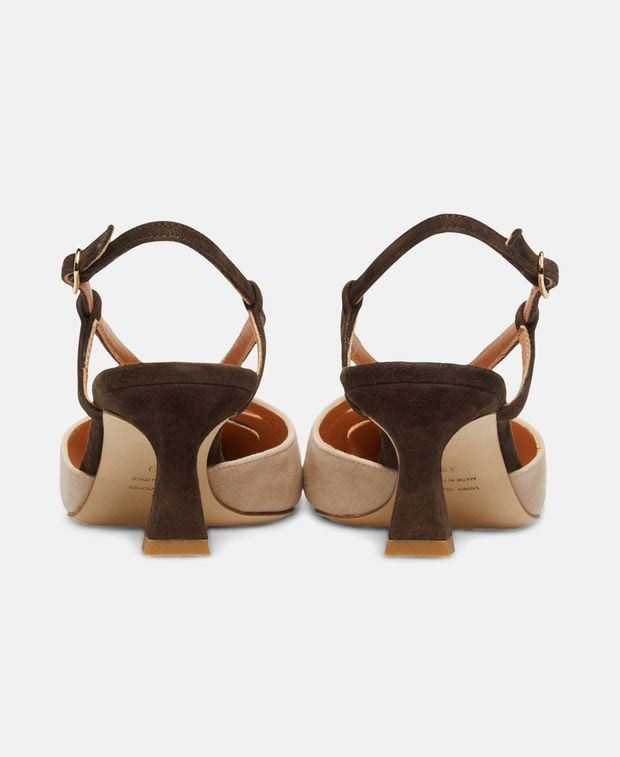 Slingback Pumps Camoscio