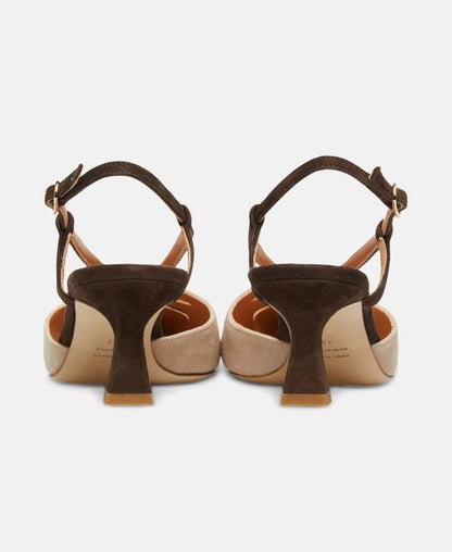 Slingback Pumps Camoscio